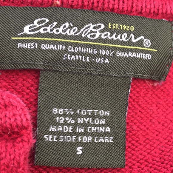 Eddie Bauer cotton blend sweater S - Picture 7 of 7